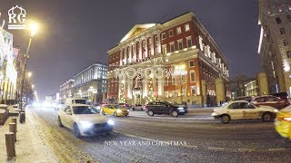 Moscow New Year and Christmas 2019 4K [upl. by Gruber]