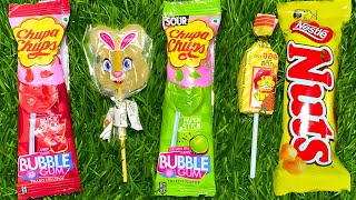 ASMR chocolate challenge gummy candy lollipops satisfying opening video [upl. by Bartholomeo]