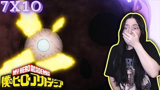 THATS NOT GOOD  My Hero Academia 7x10 Reaction [upl. by Nalyad]