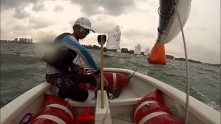 Optimist sailing at NSC Singapore 15 September 2013 [upl. by Aimas]