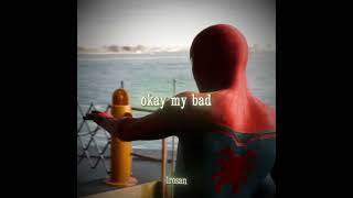 quotMy bad that was little hardquot  Spiderman Edit spiderman edit shorts [upl. by Ardekal746]