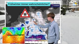 Modelle machen es so richtig spannend Frühwinter durchaus denkbar Wettervorhersage 81124 [upl. by Arzed]