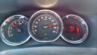 Dacia Sandero 15 dci 2013 top speed [upl. by Liagabba]