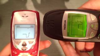 Nokia  Snake II multiplayer gameplay  6210 vs 8310 P2 [upl. by Daphene]