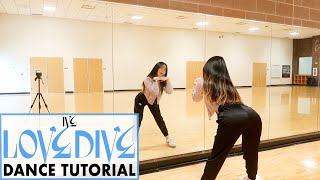 IVE 아이브 LOVE DIVE Lisa Rhee Dance Tutorial [upl. by Gwenette]