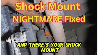 F250 Rear Shock Mount NIGHTMARE Fixed [upl. by Oicinoid]