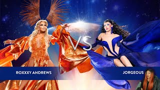 Roxxxy Andrews vs Jorgeous AMAZING  RuPauls Drag Race All Stars 9 [upl. by Einahpats]