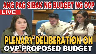 LIVEquot DELIBERATION ON OVP PROPOSED BUGET [upl. by Anaytat520]