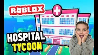 Playing hospital tycoon on roblox [upl. by Avril672]