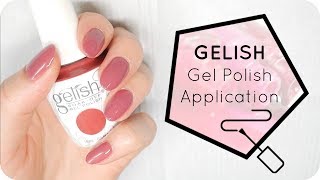 Gelish Gel Polish Manicure Application Indepth [upl. by Helm]