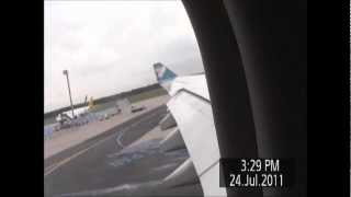 Oman Airlines Takeoff From Frankfurt Airfort [upl. by Ainollopa]