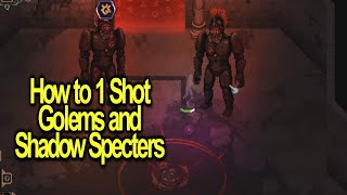 How to 1 shot Golems and Shadow Specters  Drova [upl. by Nallij]