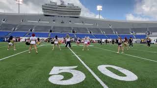 MEMPHIS SHOWBOATS CHEERLEADERS UFL PREGAME ROUTINE PERFORMANCE MAY 4 2024 [upl. by Darahs543]