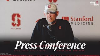 Stanford Football Postgame Press Conference  Notre Dame [upl. by Sihtnyc631]