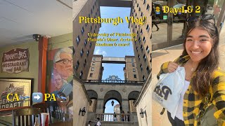 Pittsburgh Vlog University of Pittsburgh Pamela’s Diner Acrisure Stadium amp more [upl. by Aran]