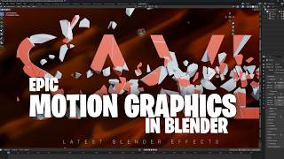 epic effects motion graphics in geometry nodes [upl. by Benn]