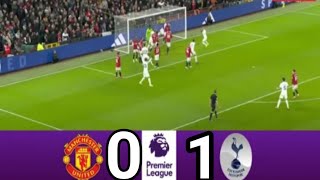 Manchester United vs Tottenham 03  Premier League 2024  Match Highlights [upl. by Mossman]