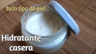 Cómo hacer una CREMA HIDRATANTE FACIAL para todo tipo de piel  How to make a FACIAL MOISTURIZING [upl. by Aicilif486]