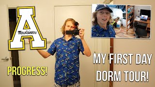 MY FRESHMAN COLLEGE DORM TOUR 2020  APP STATE [upl. by Aspia]