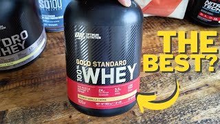 The Best Out There Gold Standard Whey Protein Powder Review [upl. by Zeuqcaj577]