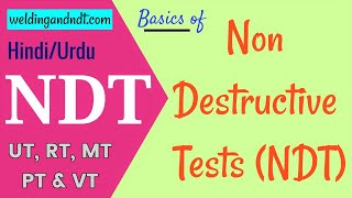 HindiUrdu Non Destructive Testing NDTNDENDI [upl. by Aimik]