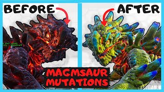 Ark color mutations  magmasaur Breeding Ark  ark magmasaur breed [upl. by Alexandre]