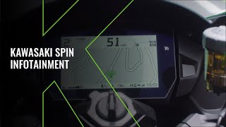 Kawasaki SPIN Infotainment Tutorial Video  Ninja H2 SX amp Ninja H2 SX SE [upl. by Zzahc314]