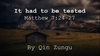 It had to be tested By Qin Zungu on 13 Oct 2024 at His People Church [upl. by Lordan70]