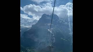 Cable Car to Grindelwald Switzerland 🇨🇭 [upl. by Yleak]