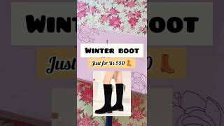 Winter boots from Meesho women boots under Rs 550 women winter boots 👢🥾💗 [upl. by Hsetih561]