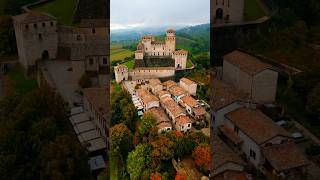 Torrechiara  15thcentury castle  ITALY [upl. by Avruch]