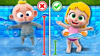 Swimming Song  Safety Rules In The Pool  Funny Kids Songs amp More Nursery Rhymes  Songs for KIDS [upl. by Adriane]