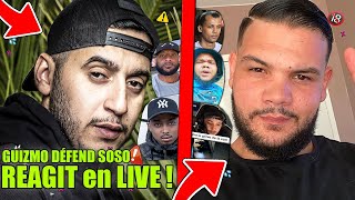 SOSO MANESS AGRSSÉ GUIZMO REAGIT en LIVE BOOBA SOUTIEN STROMAE DADJU EXCUSE SADEK ALBUM EXCLU [upl. by Jenny]