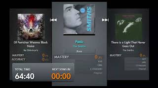 Panic  The Smiths Bass  E A D G Bass Tab [upl. by Gervais]