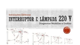 Interruptor e lâmpada 220 V [upl. by Aiden]