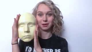 How to make a face cast on yourself [upl. by Tsew]