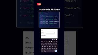 Input types coding programming webhtml css javascript [upl. by Akinyt6]