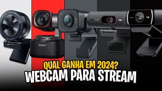 Top 5 melhores WEBCAM PARA STREAM em 2024 ✅ [upl. by Animrac253]