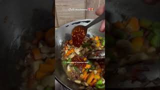 Homemade chilli mushroom recipe🍄✨ assamesevlogger youtubeshorts trending fyp SilpiSuman [upl. by Dwane633]