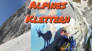 Alpines Klettern im Vorstieg [upl. by Ahkos]