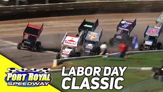 410 Sprint Highlights  2023 Labor Day Classic at Port Royal Speedway [upl. by Bliss]