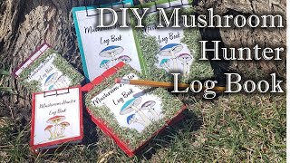 DIY Mushroom Hunter Log Book Mushroom Identification Journal Pagan Crafting [upl. by Einnig]