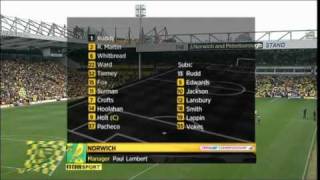 Norwich vs Scunthorpe Highlights 02042011 [upl. by Aneliram]