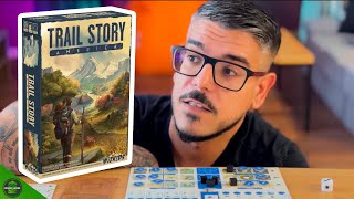 Trail Story America  Ревю Настолни Игри  На разходка като на разходка [upl. by Cimbura322]