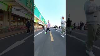 Drift board for street travel fitness travel beginner tutorial drift board sports running 26 [upl. by Benzel]