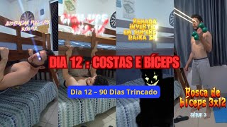 Dia 12 – Treino de Costas e Bíceps 🔥  Projeto 90 Dias Trincado com Calistenia [upl. by Merriam]