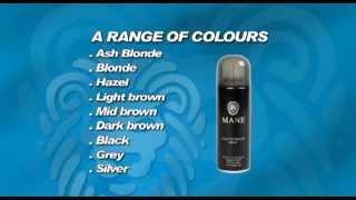 Mane Hair Thickening Spray  to cover hair loss and thinning hair and to conceal growing roots [upl. by Bax]