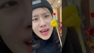 Làm kẹo bông từ kẹo Tết nhá Ai có ý tưởng gì không🌈loveinshorts miingot tiktok [upl. by Hilda594]