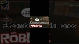 5 tops mejores juegos de Zombies en Roblox [upl. by Hagen]