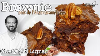 La meilleure recette de brownie aux noix de pécan caramélisées de cyril lignac [upl. by Ennaus]